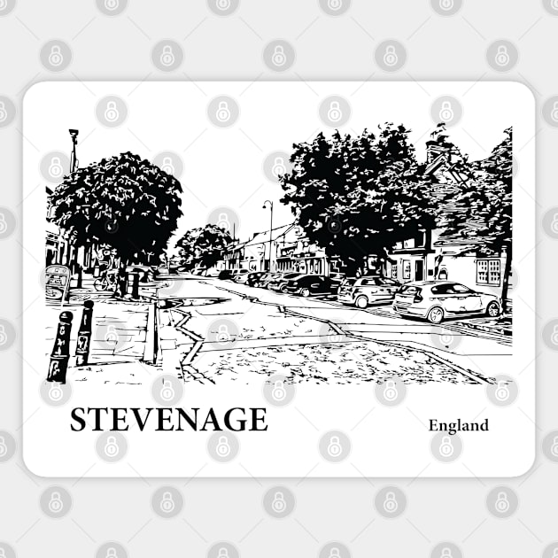 Stevenage England Magnet by Lakeric